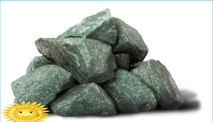 Jadeíta: esta piedra se puede utilizar como filtro de fondo en un pozo