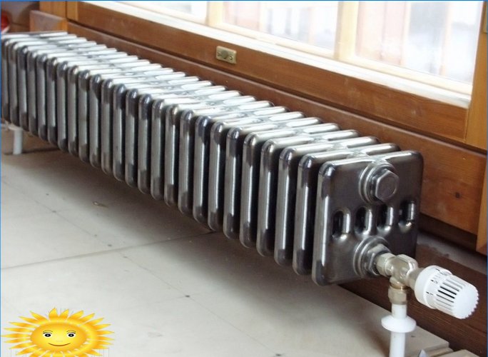 Radiadores de calefacción: opciones de diseño inusuales.