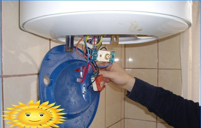Reparación de calentador de agua de bricolaje