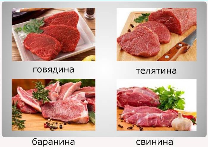 Tipos de carne