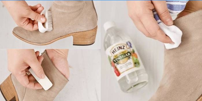 Métodos para limpiar zapatos de gamuza