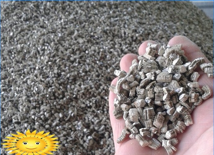 Vermiculita: características del material, alcance.