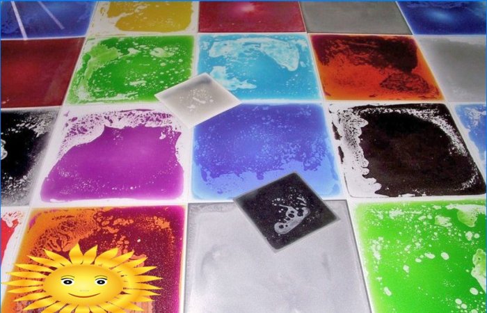 Azulejos líquidos: suelos interactivos en su hogar