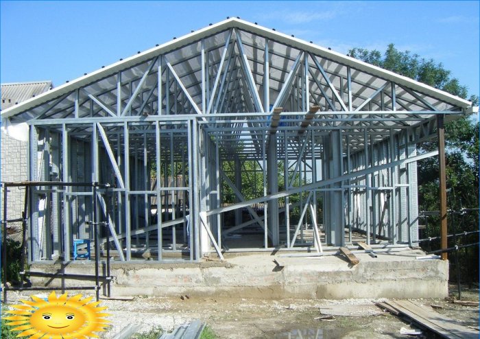 Construcción de una casa de LSTK