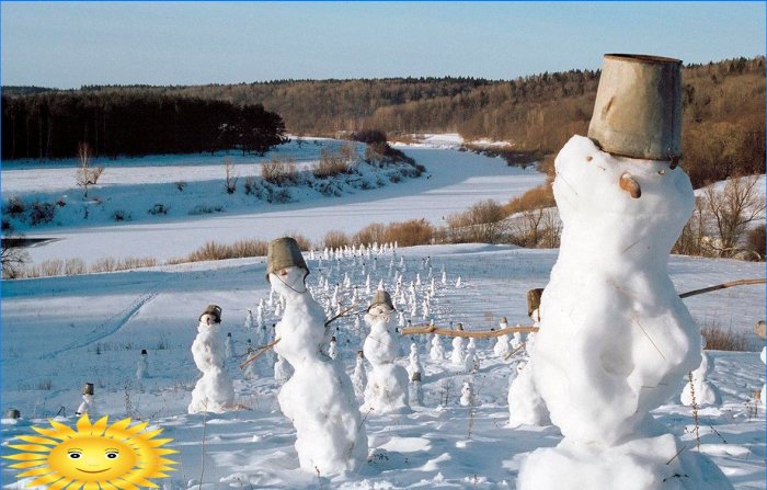 Colección de fotos: invierno ruso en el pueblo.