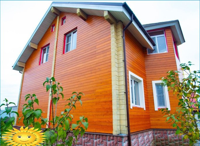 Cómo enfundar la fachada de una casa de madera.