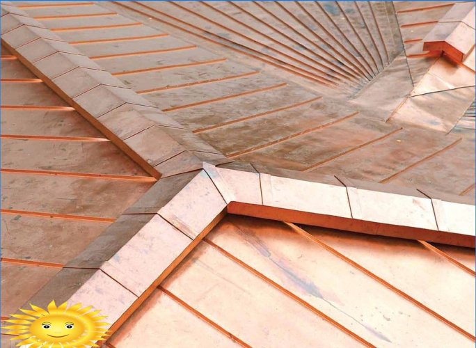 Construcción e instalación de techos con junta alzada