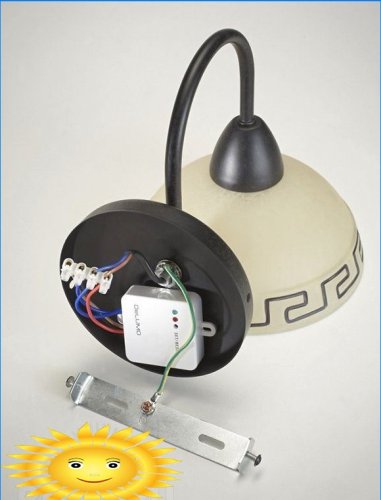 Control de iluminación con mando a distancia por radio: tipos, esquemas de conexión.