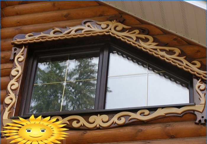Hágalo usted mismo marcos de ventana de madera tallada