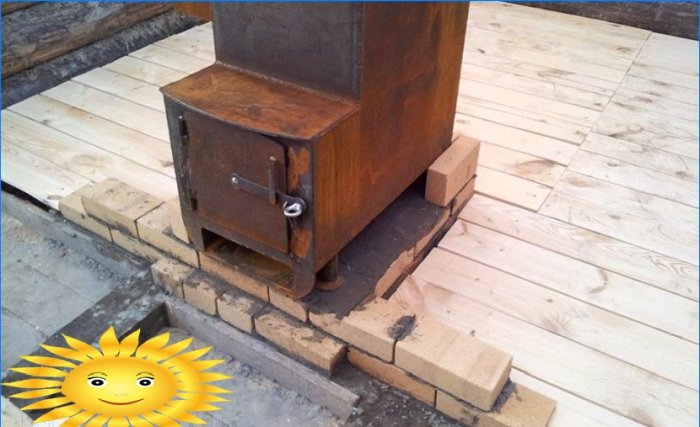 Fundación de la estufa de sauna