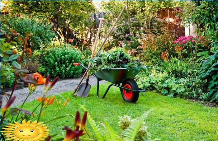 Jardinero y calendario de jardinero: horario de trabajo de primavera