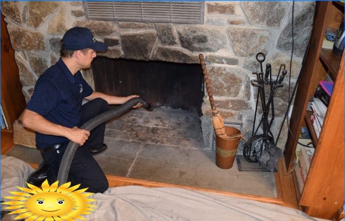 Limpieza de la chimenea: cómo limpiar la chimenea del hollín.