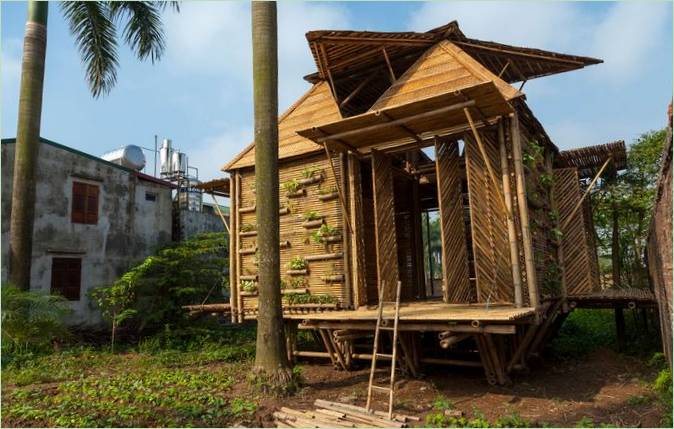 BB Home de H&amp;P Architects casa de bambú