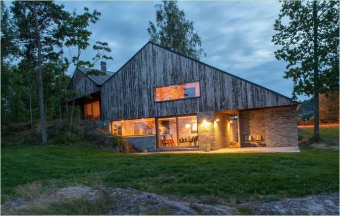 Acogedora casa de campo Off/Ramberg House en Holmestrann, Noruega
