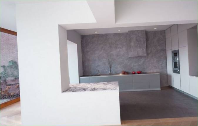 Foto de diseño de interiores de casas modernas - cocina zona 2