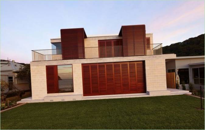 Diseño de casa de campo Block House en Australia