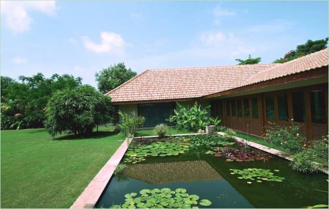 Casa tropical en Gujarat