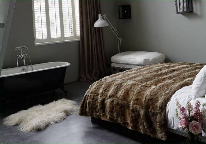 Interiorismo estilo loft de Bricks Studio, Ámsterdam, Países Bajos: dormitorio