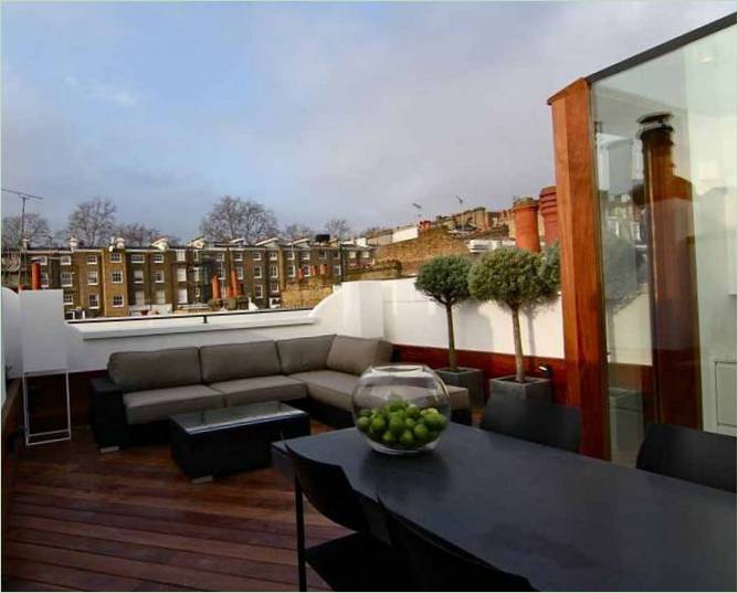 Terraza lounge en Knightsbridge Renovation, Londres