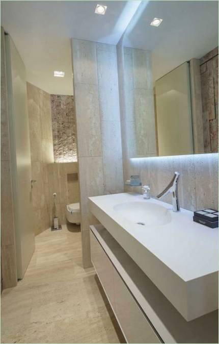 Diseño interior del cuarto de baño por DOOI Studio