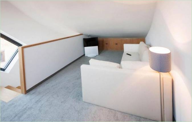 Diseño interior de una casa flexible en Polonia