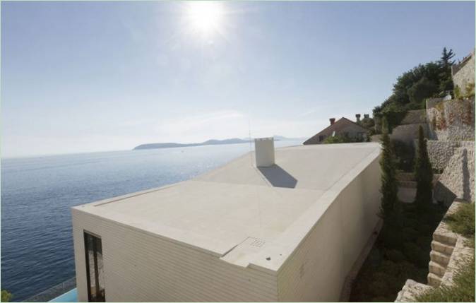 Casa de piedra V2 en la costa adriática de Croacia