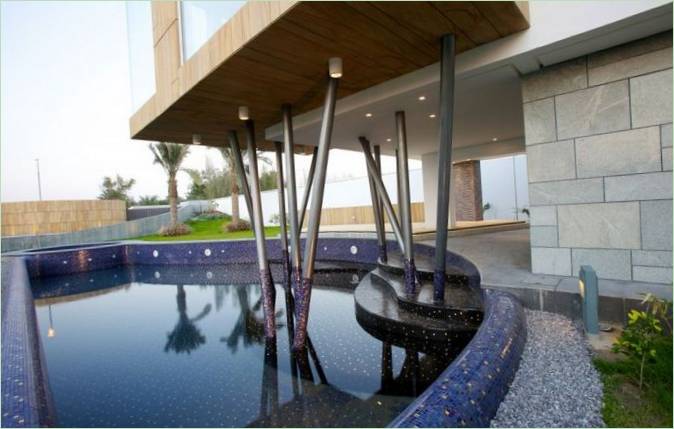 Una pequeña piscina exterior en Luxury Villas by MORIQ