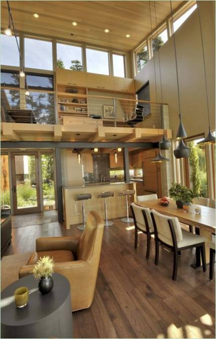 Residencia sólida, robusta y segura en Sunset Point por David Vandervort Architects en Seattle