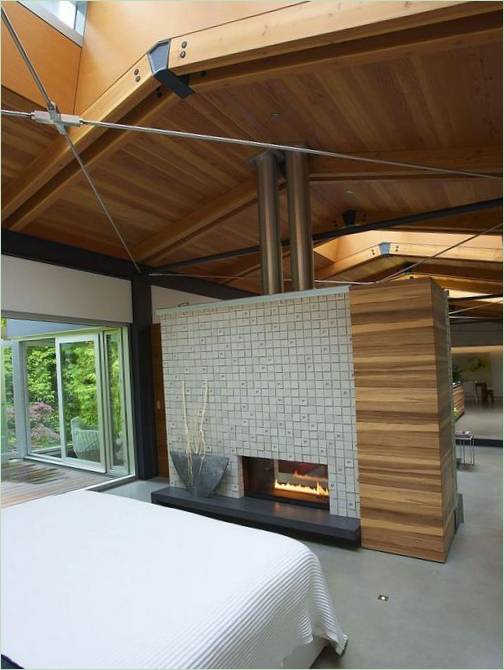 Una residencia forestal del estudio de arquitectura DIALOG