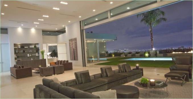 El sistema de iluminación de la residencia Beverly Hills