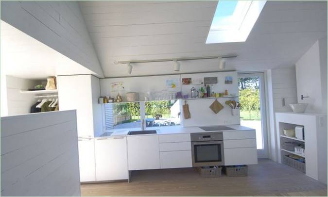 Diseño interior de una cocina en Noruega