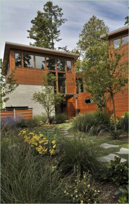 La enorme, robusta y segura residencia Sunset Point de David Vandervort Architects en Seattle