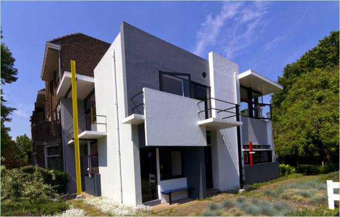 La famosa casa diseñada por Gerrit Rietveld