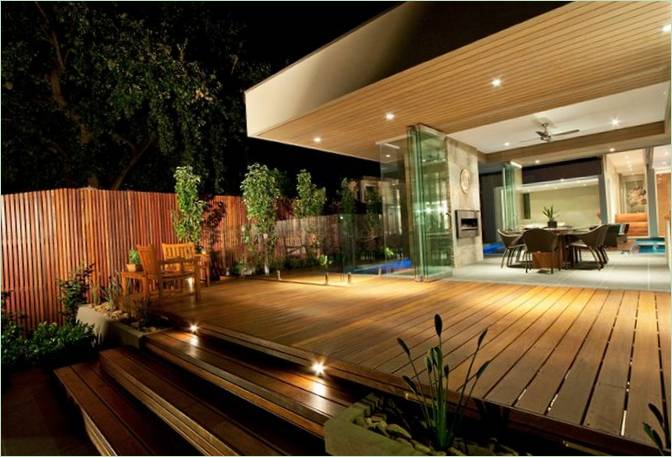 Iluminación de terrazas de viviendas particulares
