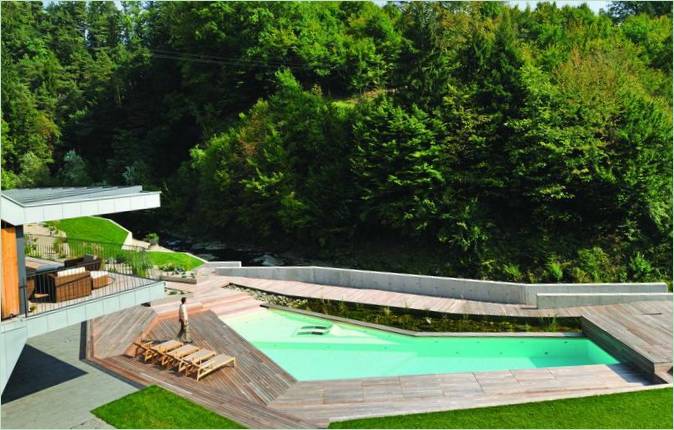 Piscina de Villa On the deck into life en Eslovenia