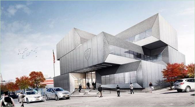 Proyectos del joven arquitecto danés Bjarke Ingels: cuartel general de la policía en Nueva York. Foto 1