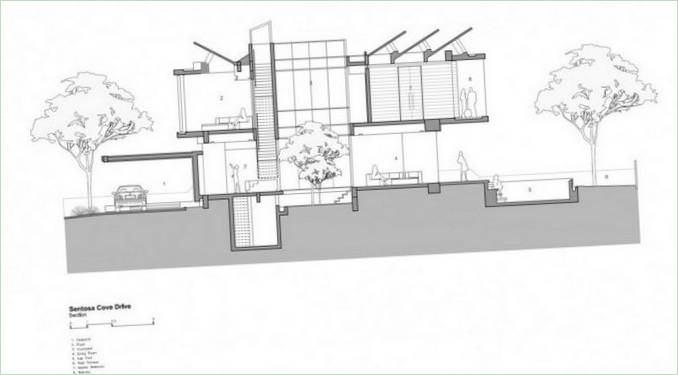 Planos de la casa de campo de ONG&amp;ONG Arquitectos