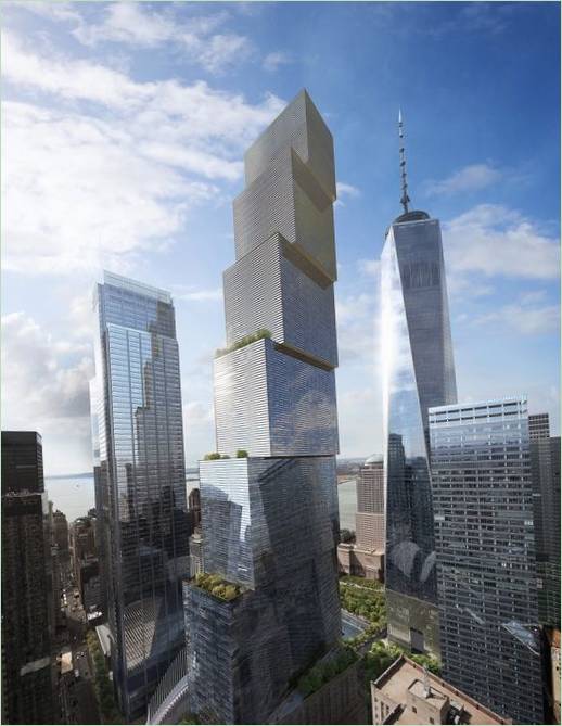 Proyectos de Bjarke Ingels, joven arquitecto danés - Two World Trade Center. Foto 1