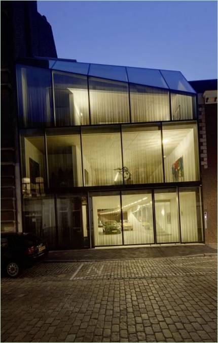 Diseño interior de la residencia V' House de Wiel Arets Architects Maastricht, Países Bajos