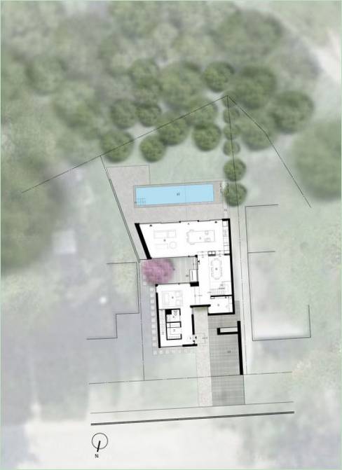 Cedarvale Ravine House plano de casa particular