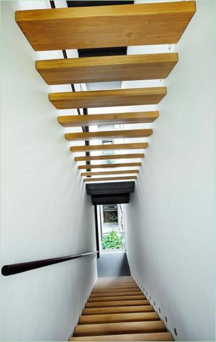 Escalera de estilo minimalista
