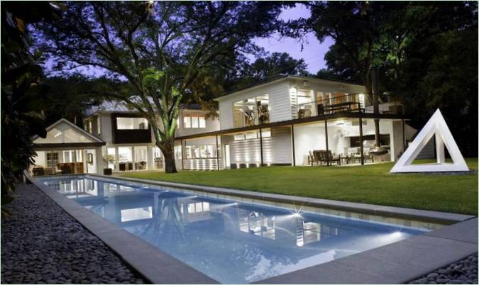 Diseño interior de una casa de Miró Rivera Architects en Austin, EE.UU