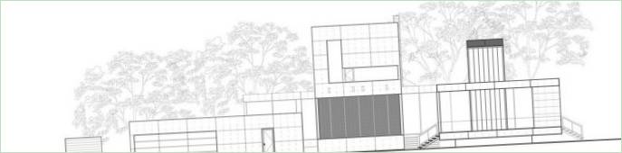 Plano de una casa de campo en Easton