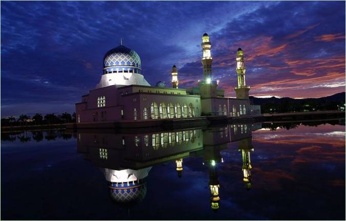 Increíble vista de una mezquita