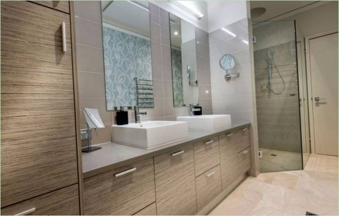 Diseño interior de cuartos de baño modernos