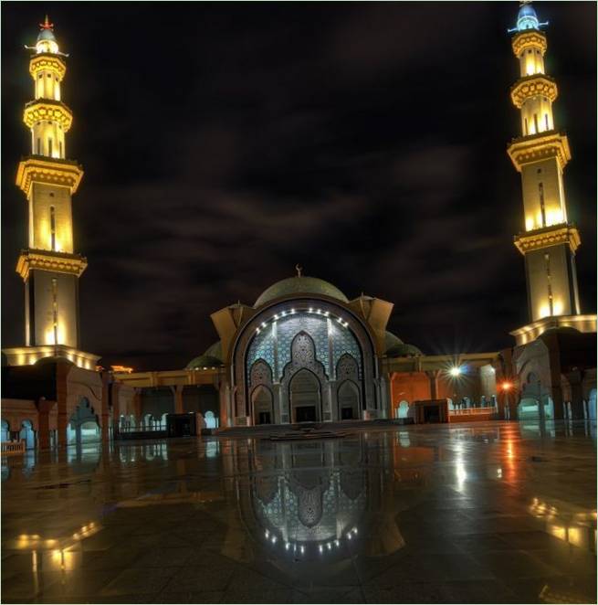 Una hermosa vista de las mezquitas