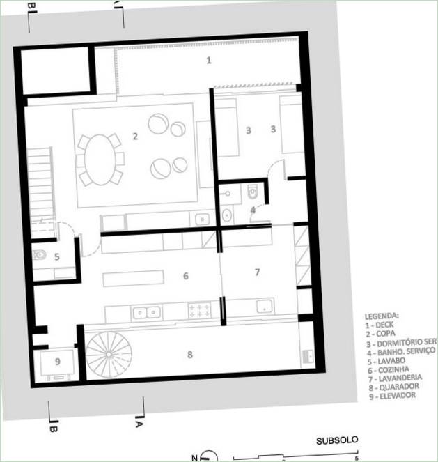 Planos de una casa unifamiliar de 12×12