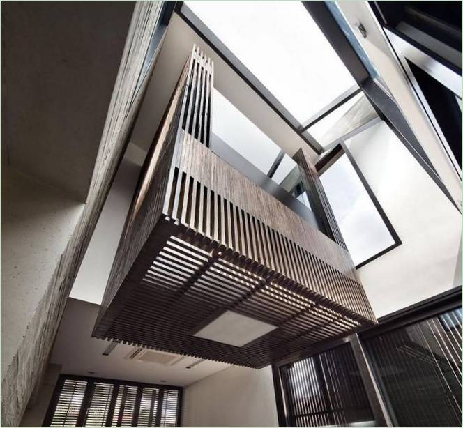 Original diseño de una casa de tres plantas en Seúl por bang by min