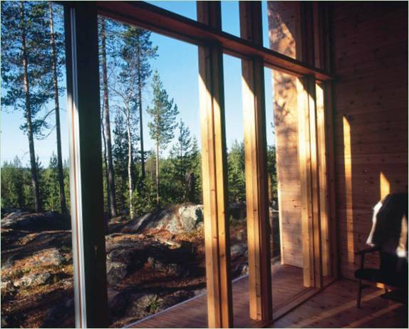 Villa Valtanen en Laponia, un lugar creativo y moderno en la lejana y fría Laponia