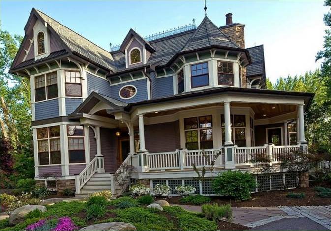 Casa americana de estilo victoriano